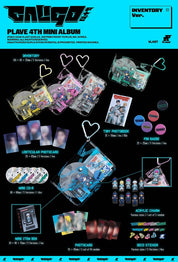 Hanteo PLAVE - 4th Mini Album 'Caligo Pt.2' (Inventory Ver.) Kawaii Gifts
