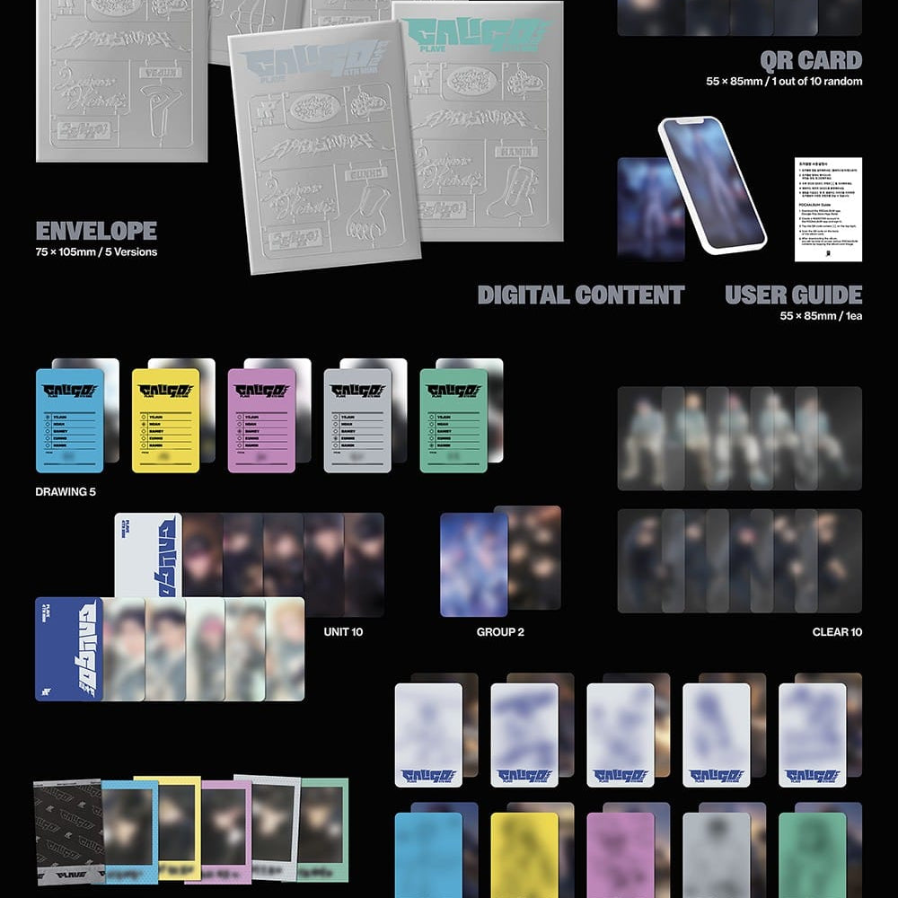 Hanteo PLAVE - 4th Mini Album 'Caligo Pt.2' (Pocaalbum Ver.) Kawaii Gifts