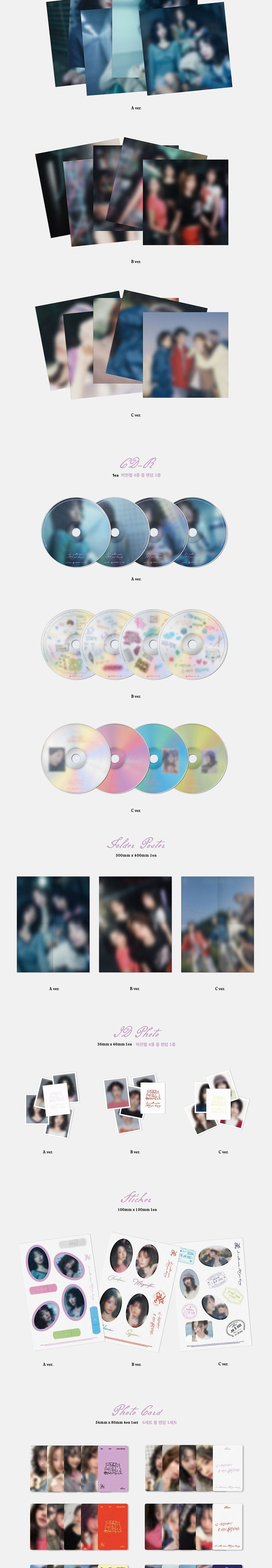 Hanteo QWER - 3rd Mini Album [In a Million Noises, I'll Be Your Harmony] Kawaii Gifts 8804775456107