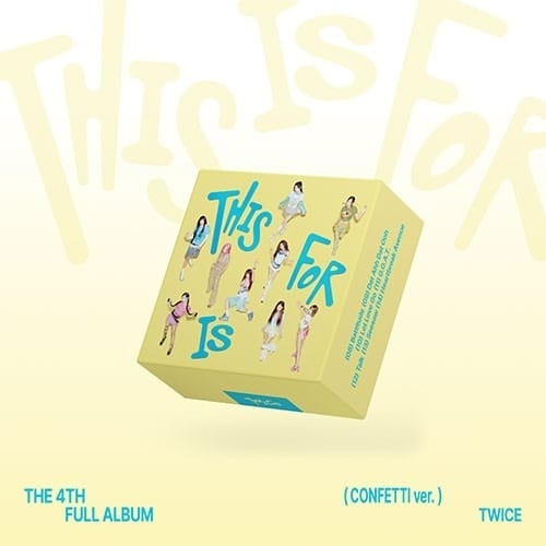 Hanteo TWICE - [This is For] (The 4th Full Album) (Confetti Ver.) Kawaii Gifts