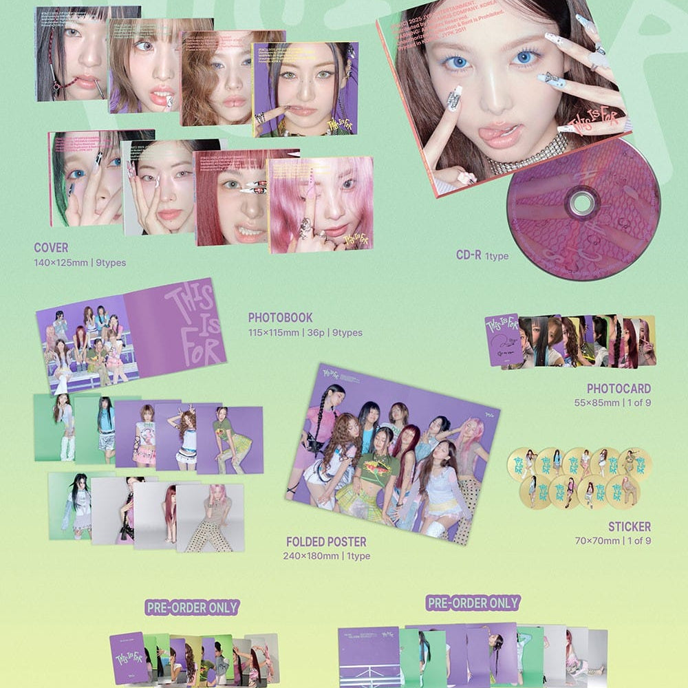 Hanteo TWICE - [This is For] (The 4th Full Album) (Digipack Ver.) Kawaii Gifts