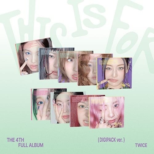 Hanteo TWICE - [This is For] (The 4th Full Album) (Digipack Ver.) Kawaii Gifts