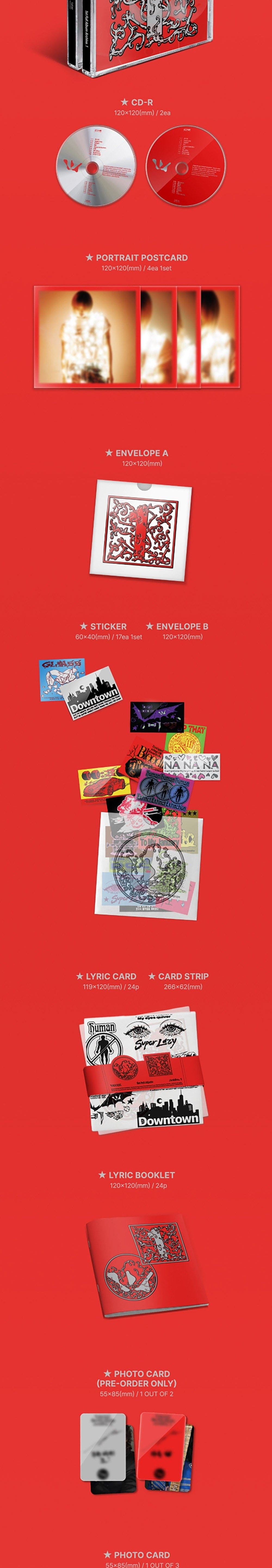 Hanteo WOODZ - 1st Full Album [Archive.1] (Jewel Ver.) Kawaii Gifts