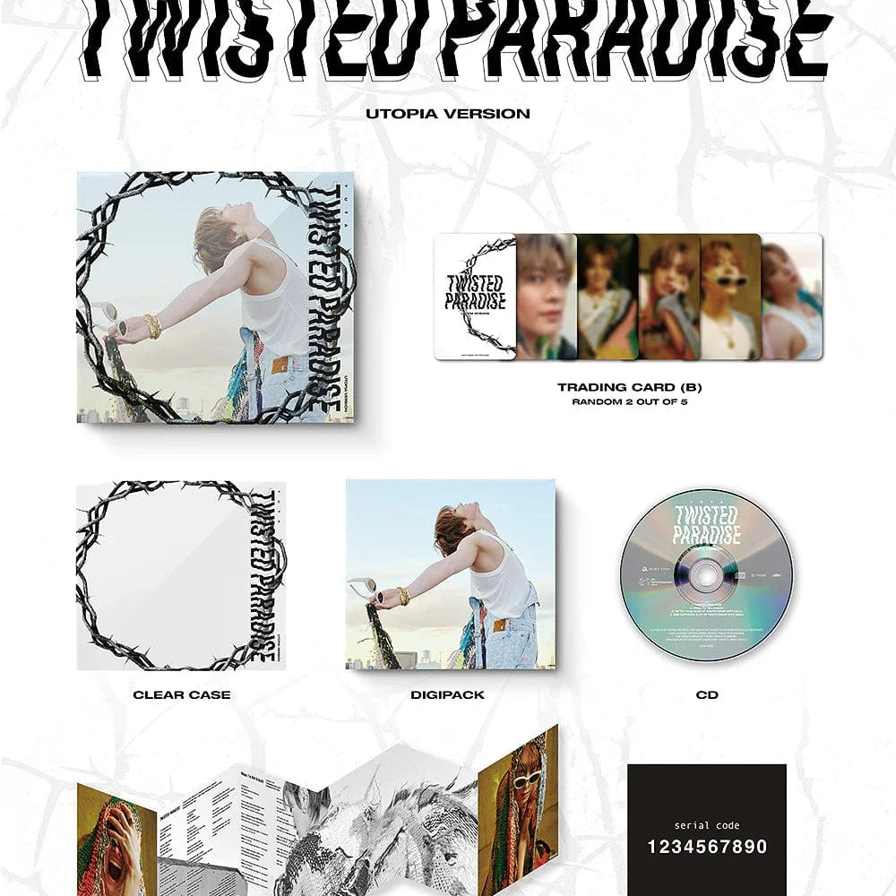 Hanteo YUTA - Twisted Paradise (1st Single) (Limited Edition) (Utopia Ver.) Kawaii Gifts
