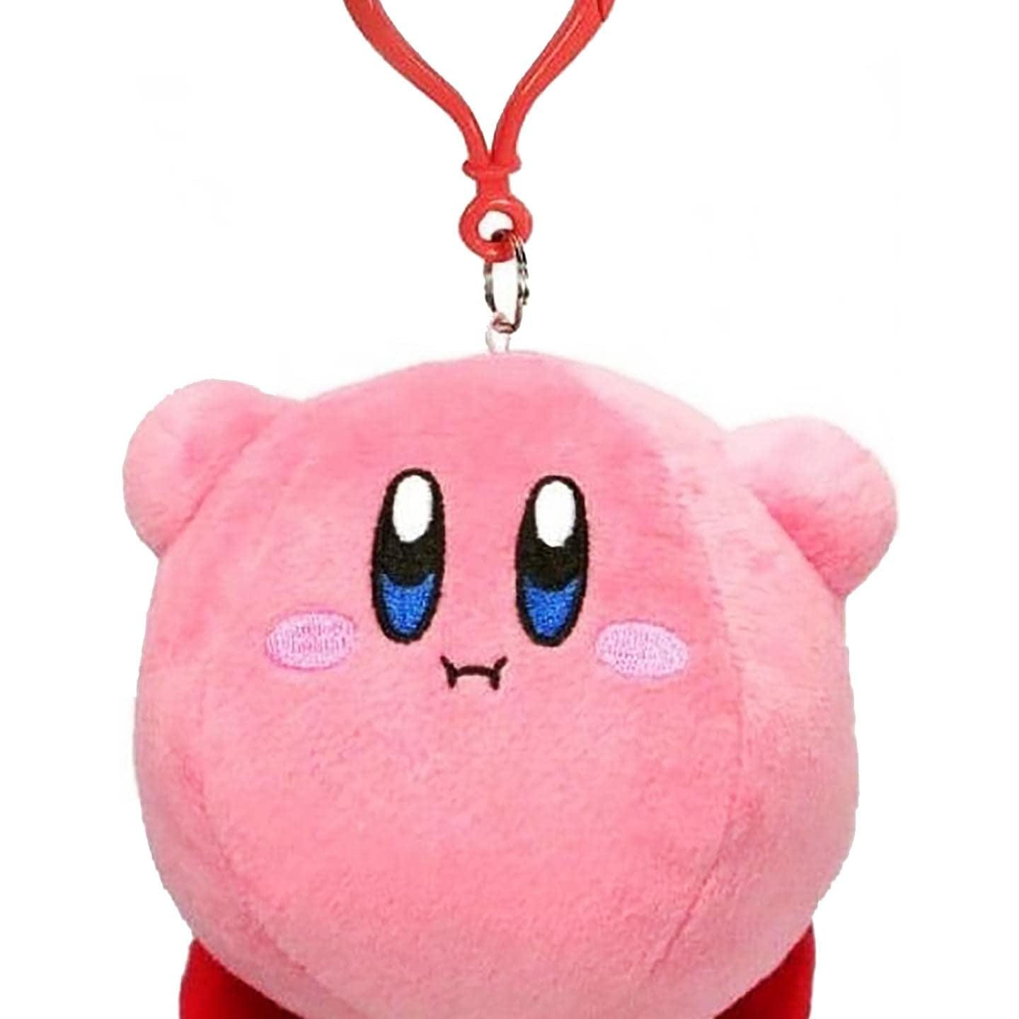 JBK Kirby 4" Small Dangler Plush with Clip Hovering Kawaii Gifts