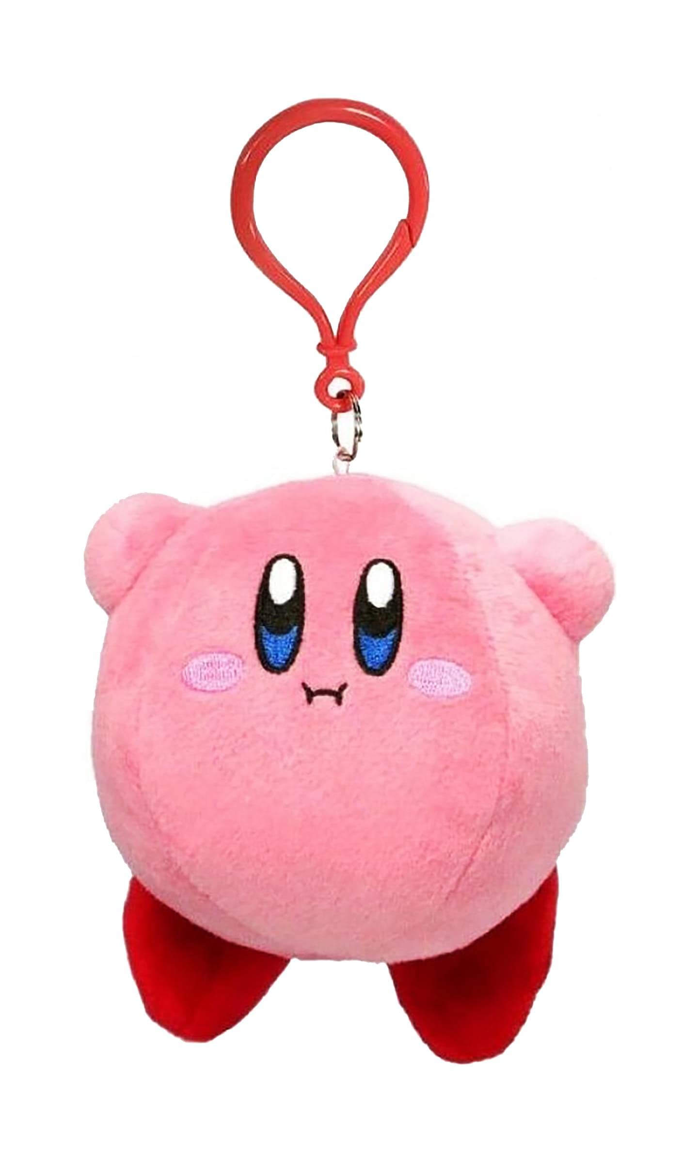 JBK Kirby 4" Small Dangler Plush with Clip Hovering Kawaii Gifts