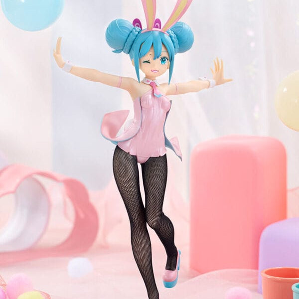 JBK Hatsune Miku Bicute Bunnies Wink (Pearl Pink Color Ver.) Figure Kawaii Gifts AMU-SHP1998
