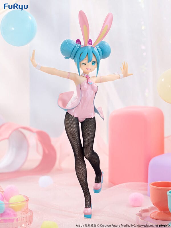 JBK Hatsune Miku Bicute Bunnies Wink (Pearl Pink Color Ver.) Figure Kawaii Gifts AMU-SHP1998