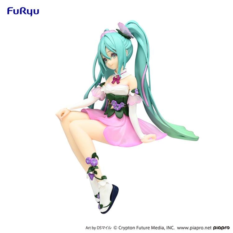 JBK Hatsune Miku Flower Fairy Morning Glory Pink Color Ver. Noodle Stopper 5.9" Figure Kawaii Gifts 4582655074477