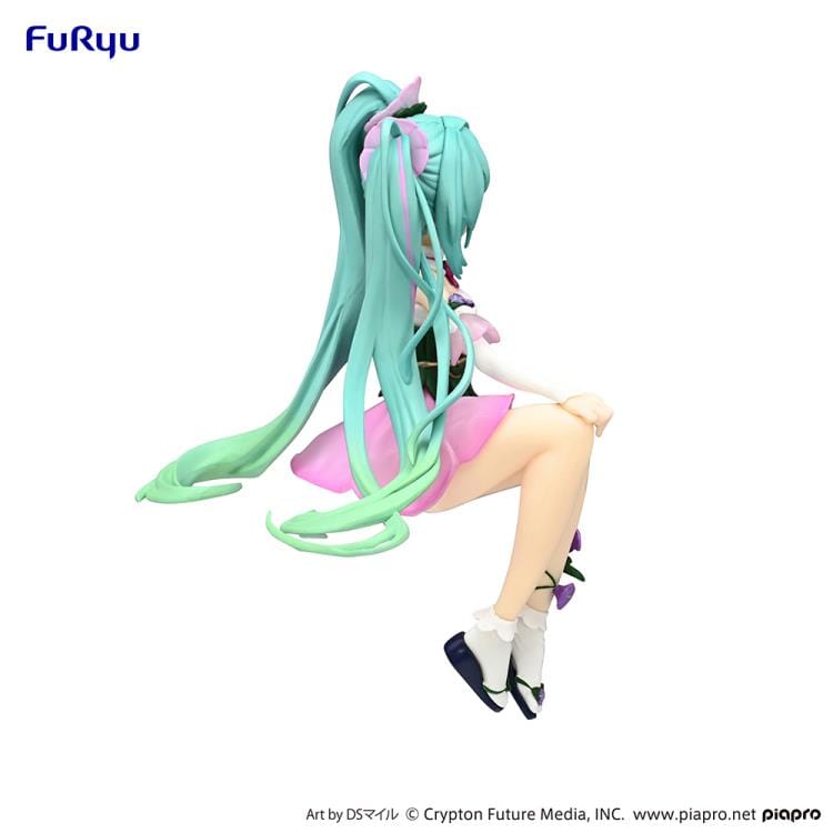 JBK Hatsune Miku Flower Fairy Morning Glory Pink Color Ver. Noodle Stopper 5.9" Figure Kawaii Gifts 4582655074477