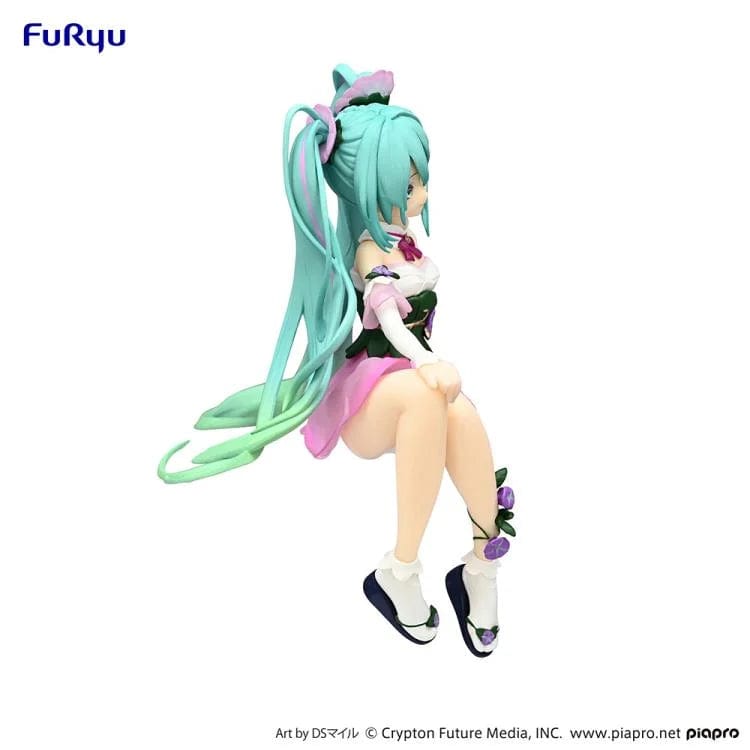 JBK Hatsune Miku Flower Fairy Morning Glory Pink Color Ver. Noodle Stopper 5.9" Figure Kawaii Gifts 4582655074477