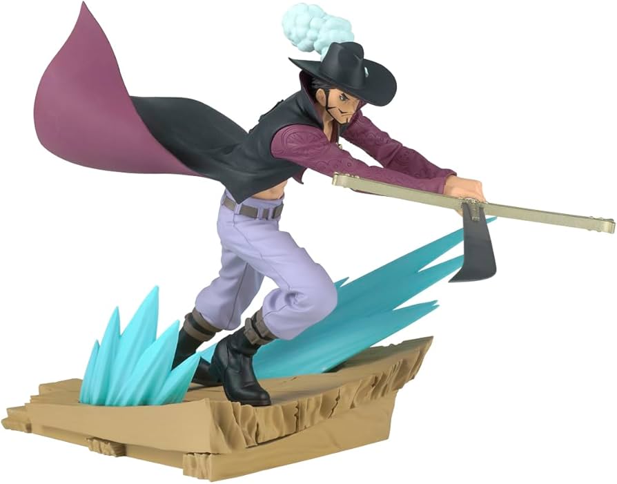 JBK One Piece Senkozekkei Dracule Mihawk Figure Kawaii Gifts 4983164262315