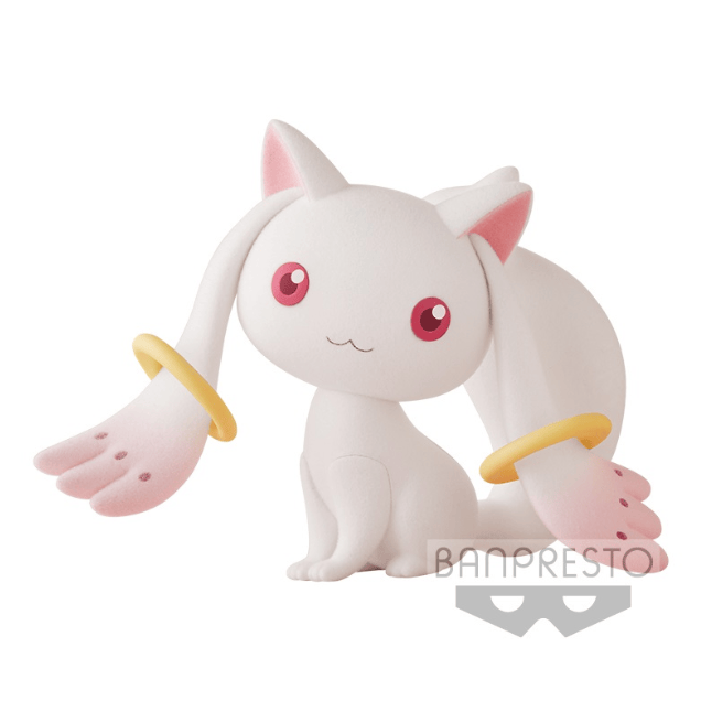 JBK Puella Magi Madoka Magica - 10th Anniversary Fluffy Puffy Kyubey Figure Kawaii Gifts