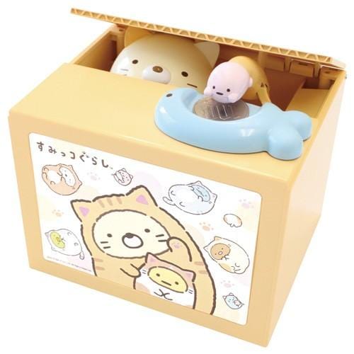 JBK Sumikko Gurashi Mischief Coin Bank - Neko Cat Kawaii Gifts 4582319376718