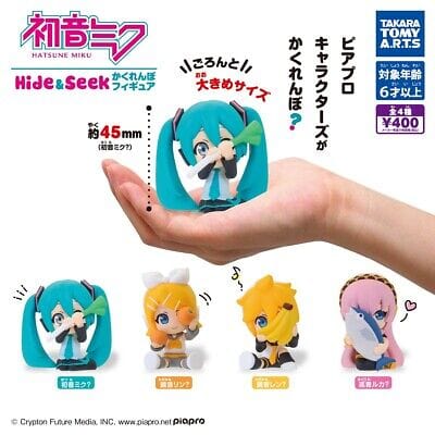 JBK Hatsune Miku Hide and Seek Figure Gashapon Kawaii Gifts