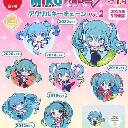 JBK Racing Miku Acrylic Keychain Gashapon Kawaii Gifts 15441807