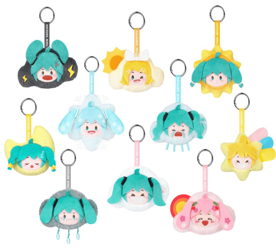 JBK Hatsune Miku Weather & Mood Plush Keychain Surprise Box Kawaii Gifts