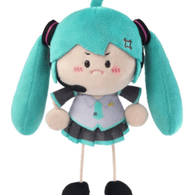 JBK Hatsune Miku Yadoo Angry Plush Keychain Kawaii Gifts