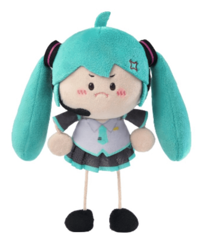 JBK Hatsune Miku Yadoo Angry Plush Keychain Kawaii Gifts