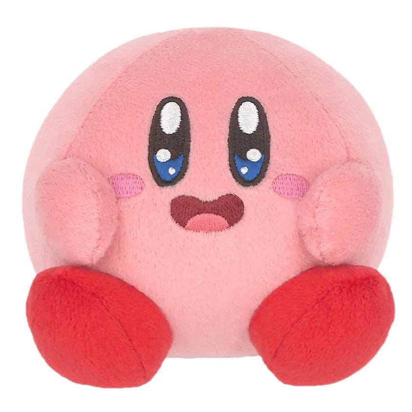 JBK Little Buddy Kirby's Adventure Kirby Pink Watery Eyes 4" Plush Kawaii Gifts 819996019633