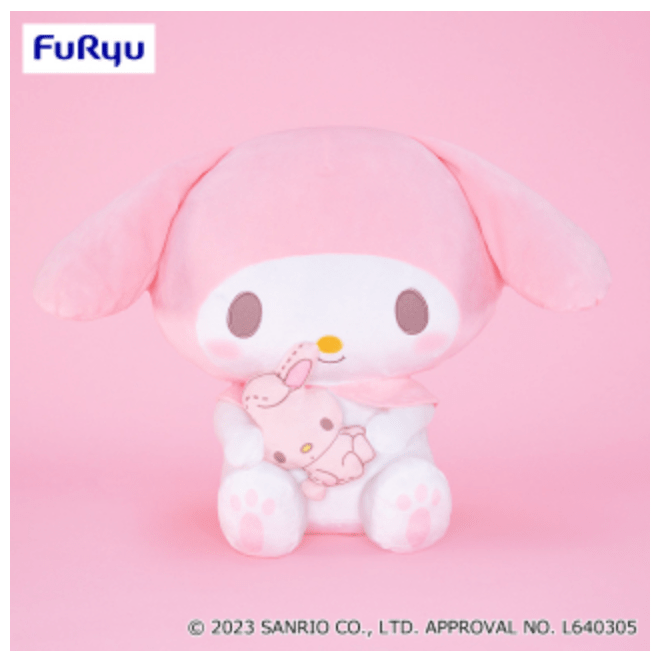 JBK My Melody Hugging Pipi Super Big Deluxe 18.5" Plush Kawaii Gifts 07699670