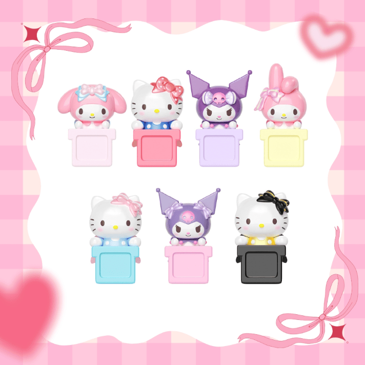 JBK Moetch Sanrio Characters Bow Sweetheart Series Lying Bean Surprise Box Kawaii Gifts