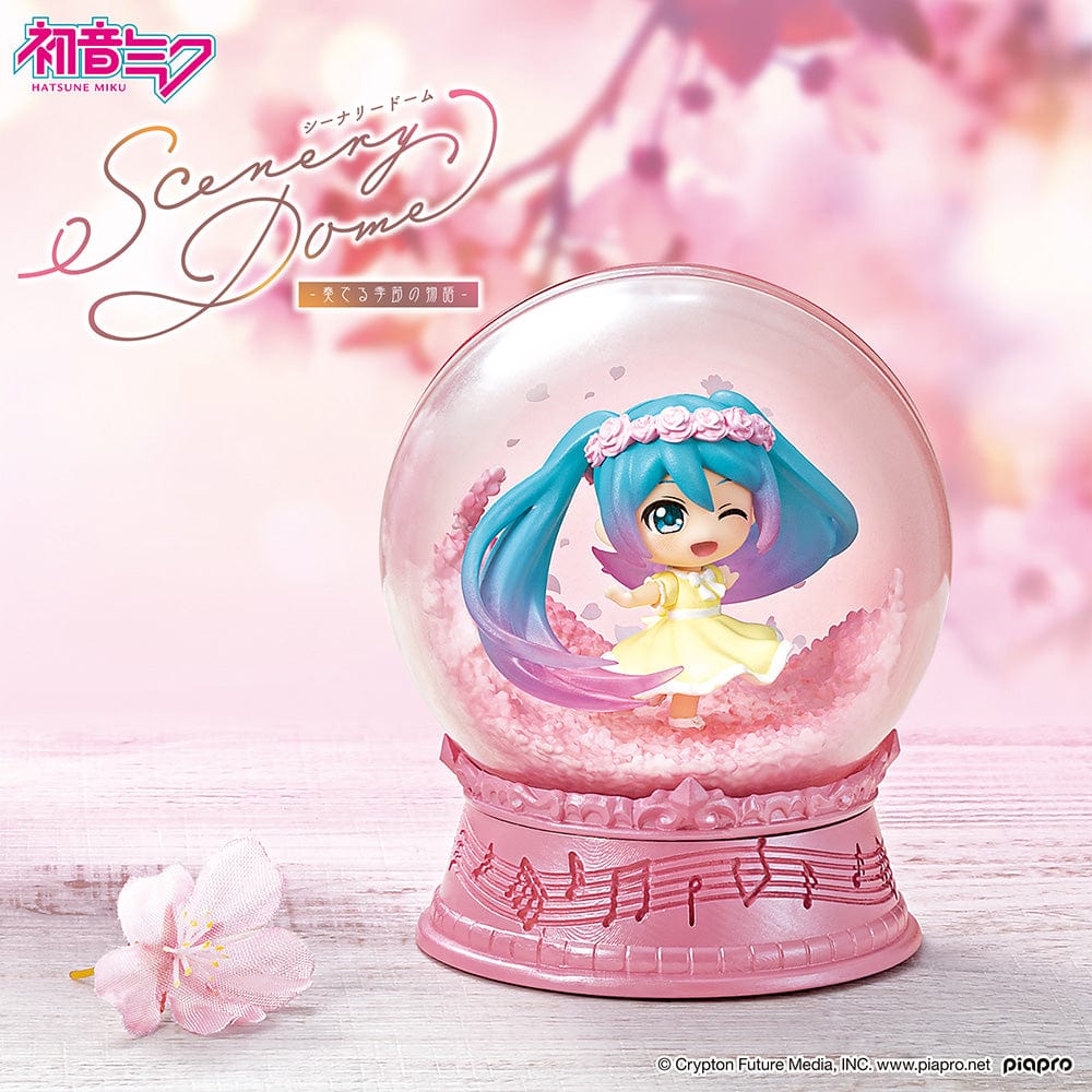 JBK Re-Ment Hatsune Miku Four Seasons Scenery Dome Kawaii Gifts