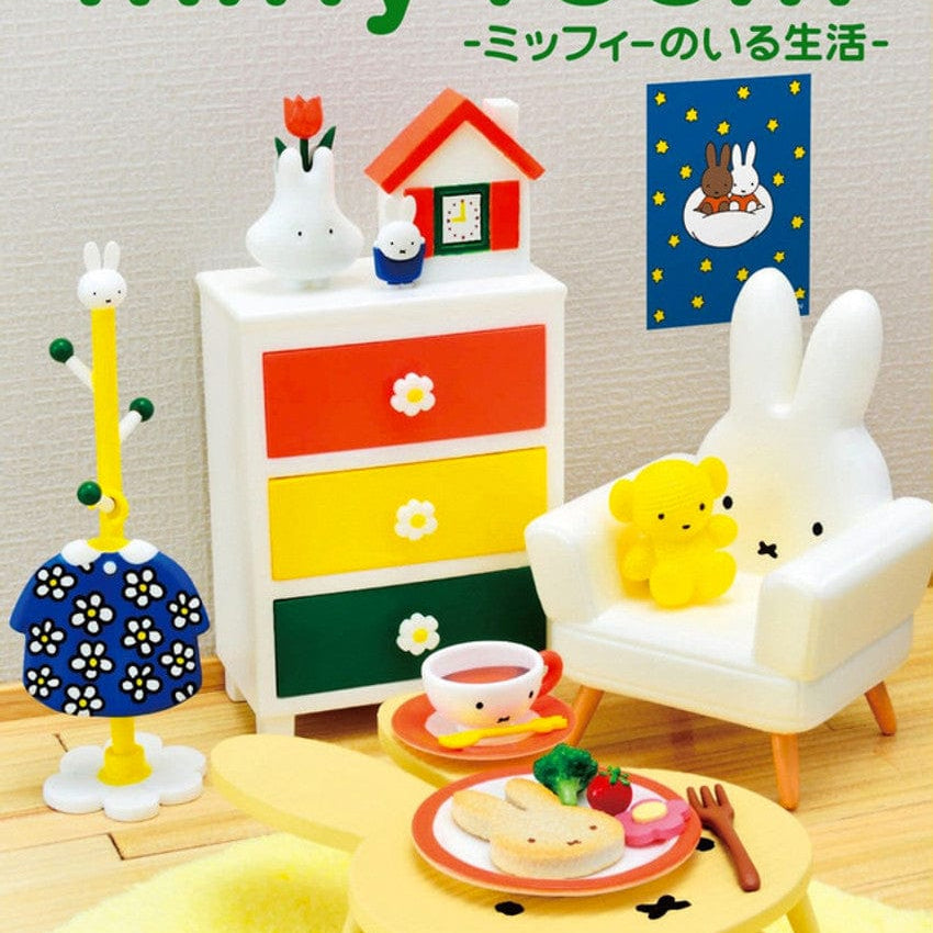 JBK Re-Ment Miffy Room Living with Miffy Blind Box Kawaii Gifts 4521121207476