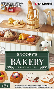 JBK Re-Ment Peanuts Snoopy's Bakery Blind Box Kawaii Gifts 4521121251134