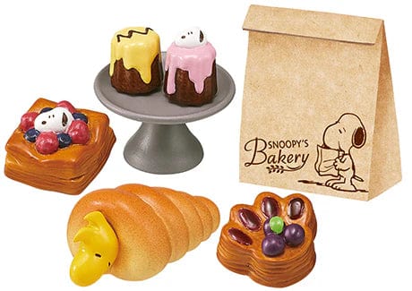 JBK Re-Ment Peanuts Snoopy's Bakery Blind Box Kawaii Gifts 4521121251134