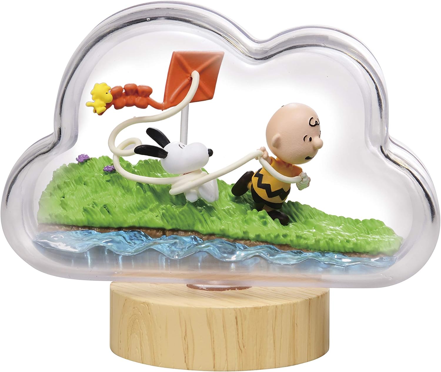 JBK Re-Ment Peanuts Snoopy Weather Terrarium Collection Blind Box Kawaii Gifts 4521121250915