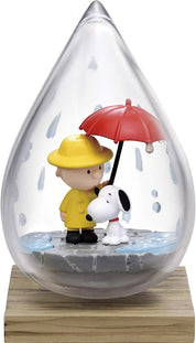 JBK Re-Ment Peanuts Snoopy Weather Terrarium Collection Blind Box Kawaii Gifts 4521121250915