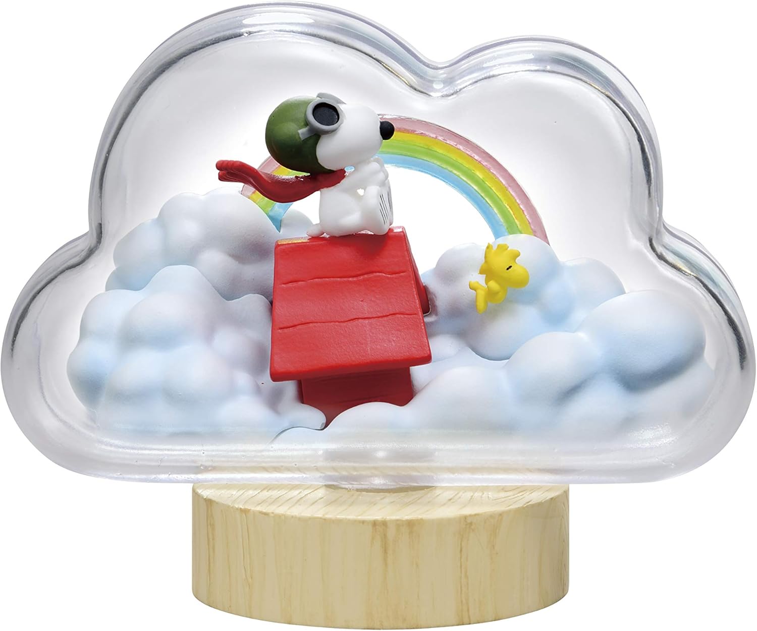 JBK Re-Ment Peanuts Snoopy Weather Terrarium Collection Blind Box Kawaii Gifts 4521121250915