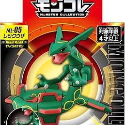 JBK Takaratomy Pokemon Series 1 ML Figure Rayquaza ML-05 Kawaii Gifts 4904810912040