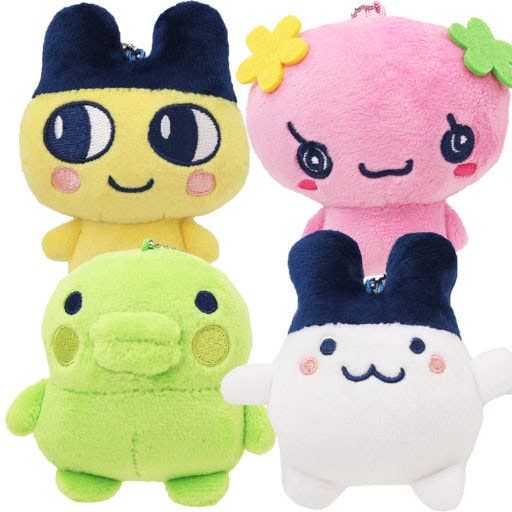 K-Wonderland Tamagotchi Plush Keychain – Bag Deco Charm Kawaii Gifts