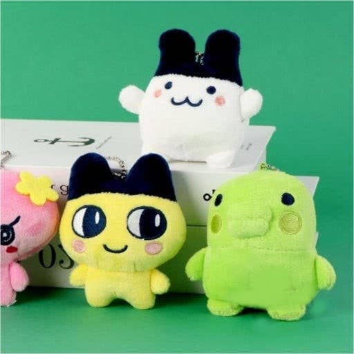 K-Wonderland Tamagotchi Plush Keychain – Bag Deco Charm Kawaii Gifts