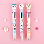 K-Wonderland Chiikawa 3D Figure 6Colors Ballpoint Pen Kawaii Gifts