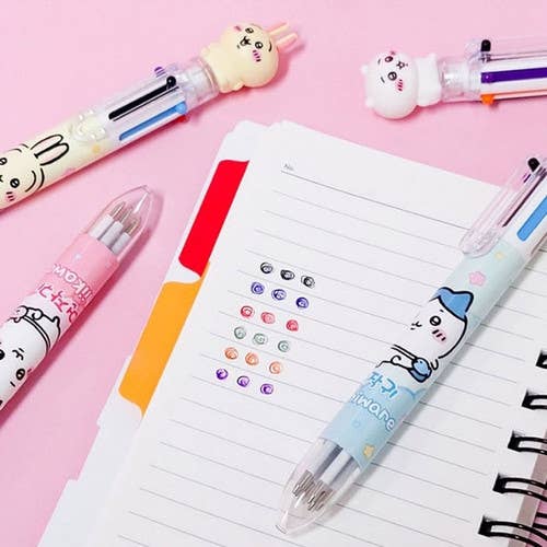 K-Wonderland Chiikawa 3D Figure 6Colors Ballpoint Pen Kawaii Gifts
