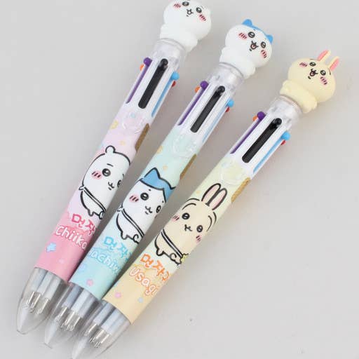 K-Wonderland Chiikawa 3D Figure 6Colors Ballpoint Pen Kawaii Gifts