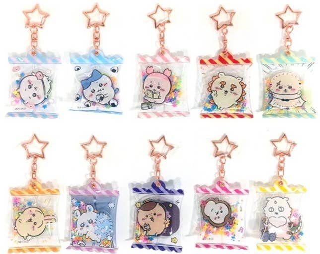 K-Wonderland Chiikawa Candy Random key ring Blind Box Kawaii Gifts