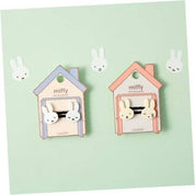 K-Wonderland Miffy Acryle Face Hair Tie String Scrunches Blue Kawaii Gifts