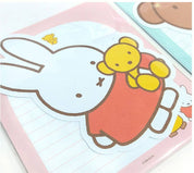K-Wonderland Miffy & Boris Writing Letter Paper SET Kawaii Gifts