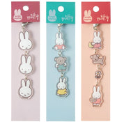 K_Wonderland Miffy Delight Acrylic Keychains Miffy & Boris - Blue Kawaii Gifts