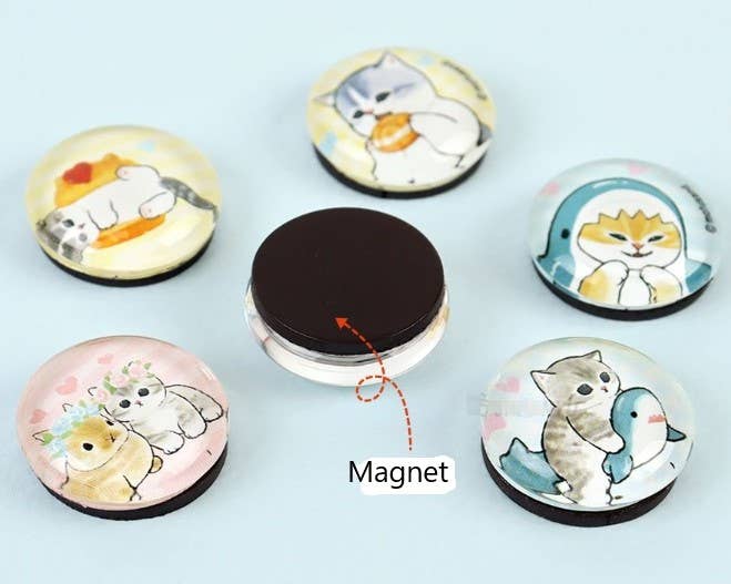 K-Wonderland Mofusand 3D Magnet 2-Piece Set Kawaii Gifts