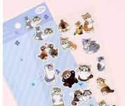 K_Wonderland Mofusand Animal Sushi & Friends Stickers – Flat Seal Ver. 2 Kawaii Gifts
