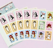 K-Wonderland Mofusand illust Deco Stickers 5 PCS SET Kawaii Gifts