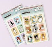 K-Wonderland Mofusand illust Deco Stickers 5 PCS SET Kawaii Gifts