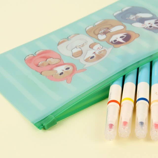 K-Wonderland Mofusand illust Milky Pouch Pencil Case Kawaii Gifts