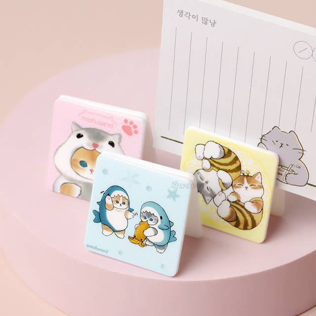 K-Wonderland Mofusand Memo Paper Holder Paper Clip Kawaii Gifts