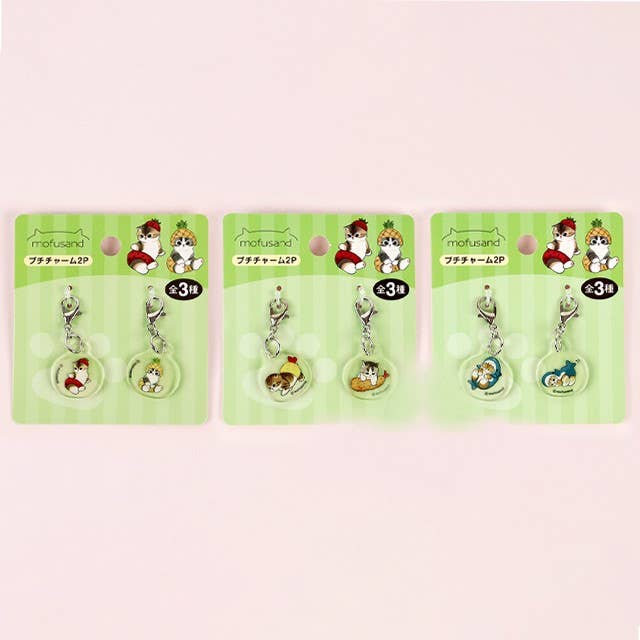 K-Wonderland Mofusand Mini Deco Charm 2Pcs SET Kawaii Gifts